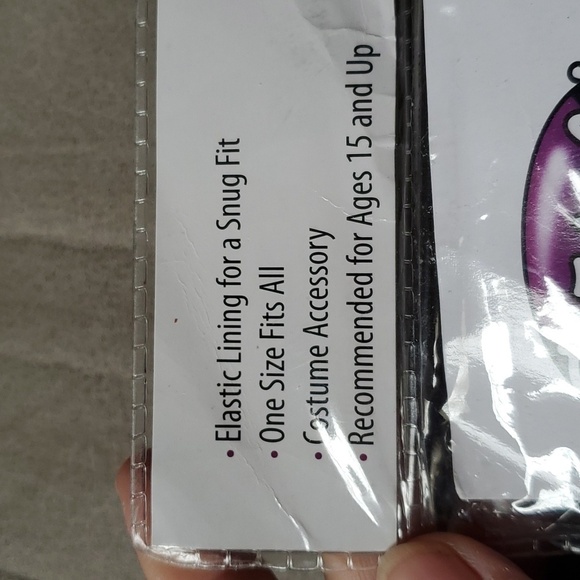 NWT Fun World RAINBOW UNICORN Adult Wig OSFM White Rainbow Bangs Cosplay - Picture 3 of 4